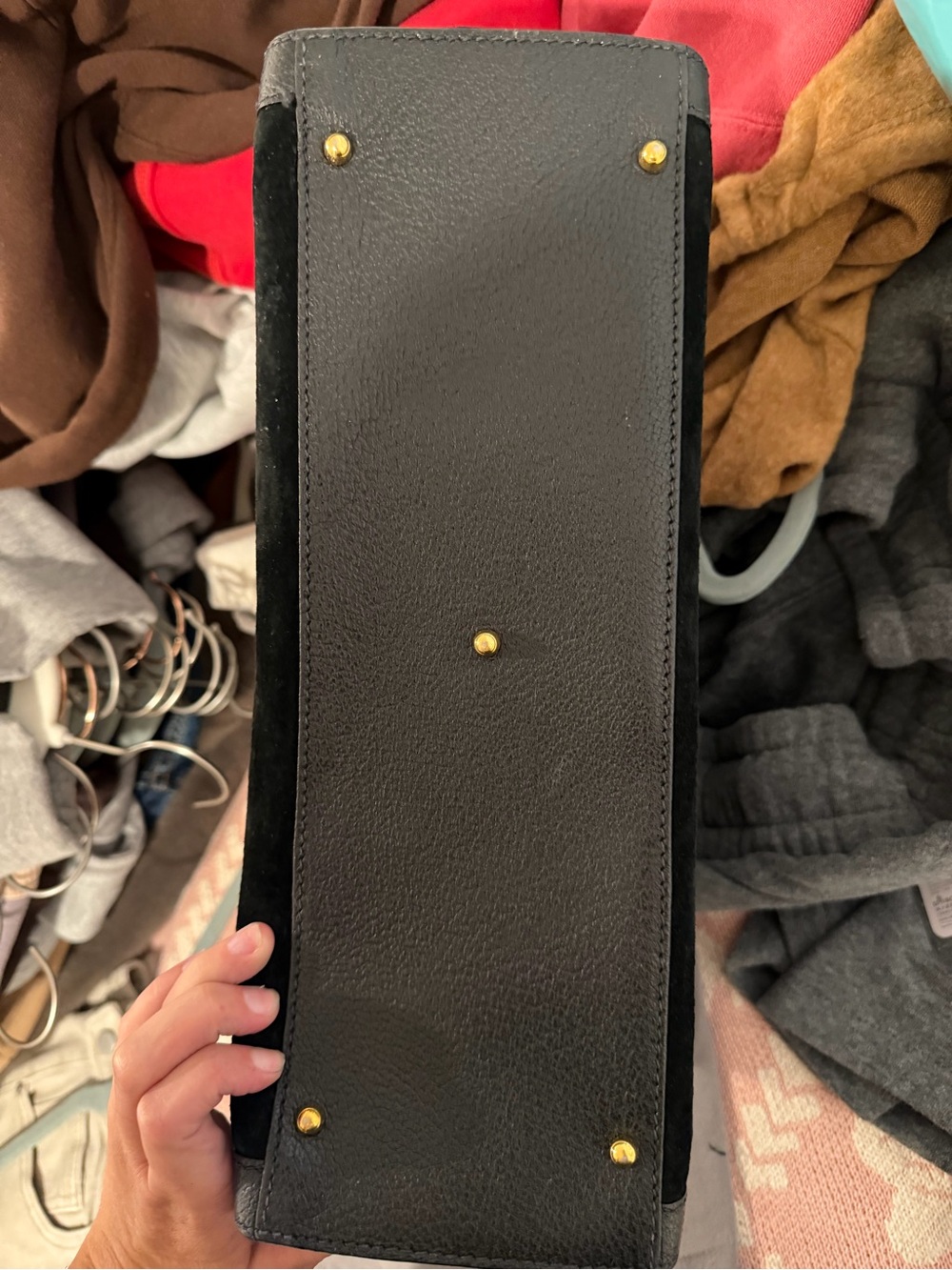 Gucci Black Tote with Bamboo Handles - Picture 4 of 5